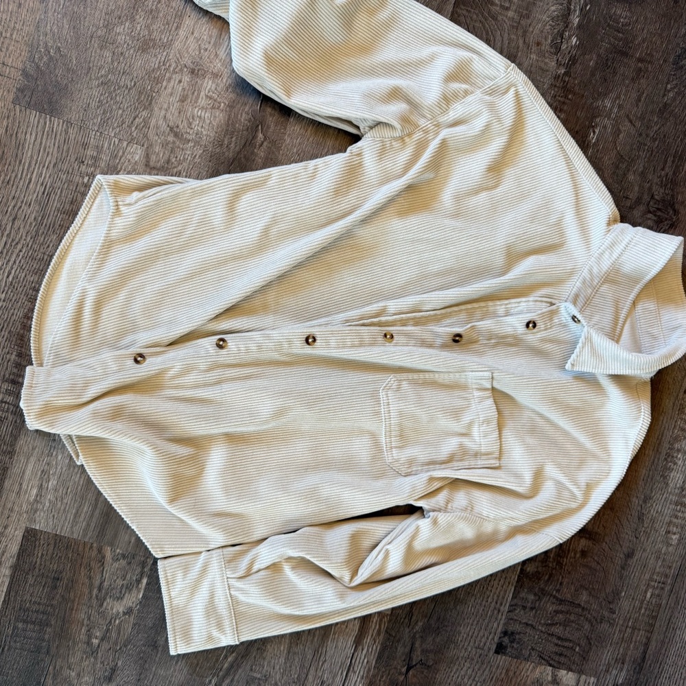 Cream Button-Up Shirt